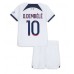 Paris Saint-Germain Ousmane Dembele #10 Bortedraktsett Barn 2023-24 Korte ermer (+ Korte bukser)
